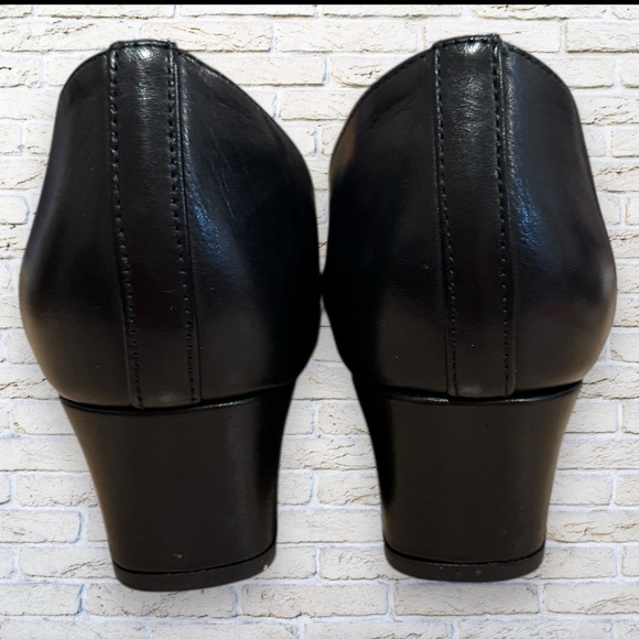 Black Heels From Airline Shoes - Anna H55 Size 35.5 - Flight Attendant - Size 5 - Picture 4 of 7